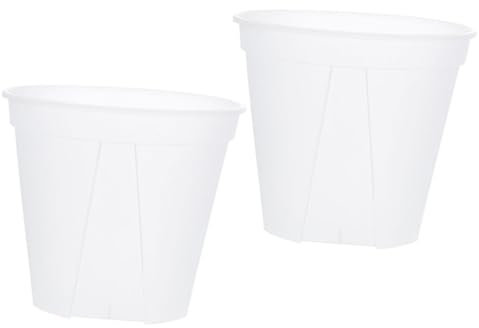 BEBEMOKO 2stücke Translucent Plant Pots Mit Drainage Für Kleine Pflanzen Besonders Sukkulenten Transparente Blumentöpfe Aus Kunststoff Für Pflanzenschmuck