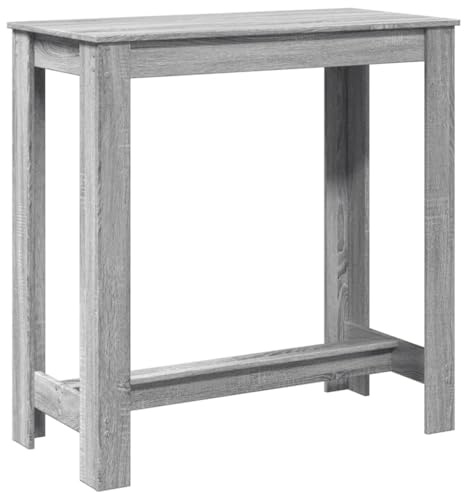 VidaXL Tavolo Grigio Sonoma 102x50x103,5cm Legno Multistrato, Arredamento da Bar