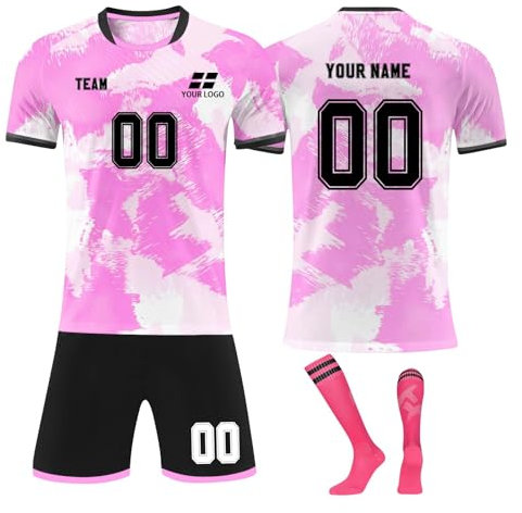 Generique Maillot de Foot Personnalise, Maillot de Football vtements pour garons Adultes 23/24 Saison Nouveau Costume Style 8 KAN0820H