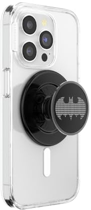 PopSockets Phone Grip for MagSafe, Secure Magnetic Phone Grip & Stand, Hands-Free Kickstand, Wireless Charging Compatible, Batman - Enamel I Am Vengeance