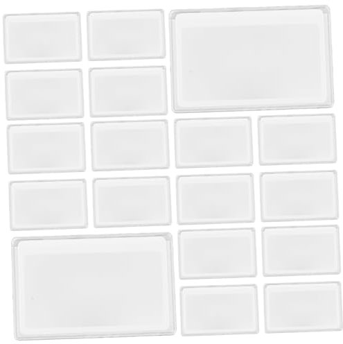 SEWACC 20stücke Transparente -lesezeichen PVC-seitenlupe Leselupe Für Ältere Menschen Bequeme Seitenlese-Lupe Zum Lesen in Büchern Zeitungen Und Karten