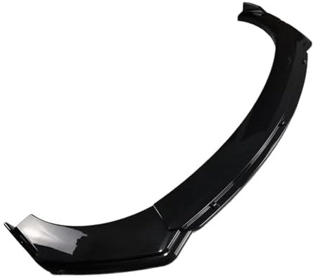 Frontstoßstange Spoiler Für B&MW F10 F11 M5 Frontstoßstange Lip Spoiler Splitter Diffusor M5/530i 530d 550 Modifizieren Stoßstange 2010–2017 Auto-Frontspoiler(Black Unpainted)
