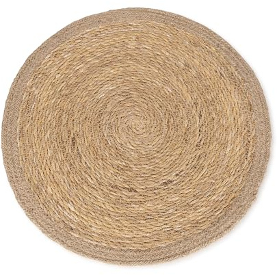 Olly & Rose Seagrass & Jute 37cm Placemats (Set 4) - Natural Handmade Tableware