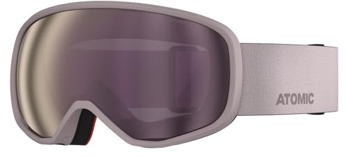 ATOMIC REVENT STEREO HD Skibrille I Ski- & Snowboardbrille mit Stereo Scheibentechnologie für klare Sicht I Damen- & Herren-Ski-Brille mit Live Fit Rahmen für individuelle Passform