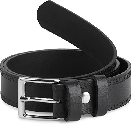 Ladeheid Kinder Gürtel Ledergürtel Mode Accessoire für Kinder Jungen Gürtel mit Schnalle 2,5 cm Breit K1D5