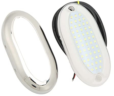 Haofy Luz Subacuática para Barcos, Resistente Al Agua IP68, 54 LED, Iluminación Marina y Usos de Vehículos Recreativos (luz Blanca)