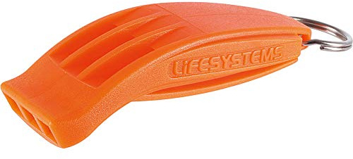 Lifesystems Super-Loud Emergency Triple-Chamber Hurricane Whistle with Lanyard for the Outdoors, Camping and Hiking