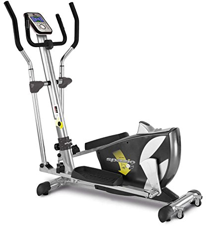 BH Spazio Program Crosstrainer klappbar - Training mit apps - schwungrad 14 kg - schrittlänge 40 cm