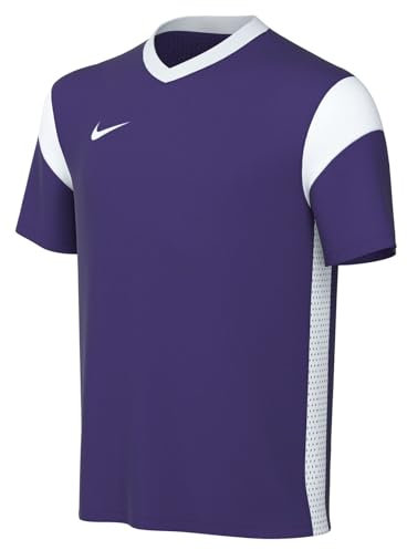 Nike Unisex Kids Short-Sleeve Soccer Jersey Y Nk DF Prk Drb III JSY SS, Court Purple/White/White/White, CW3833-547, M
