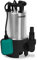 VONROC Pompe Submersible 1100W - Acier Inoxydable – 20000 L/H – Eaux Usées et Claires - Avec Interrupteur de Flotteur - 0,75 Bar - Décharge 9 M max - Profondeur de 7 M max