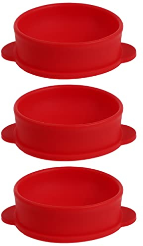 Beaupretty 3pcs Silicone Wax Bowl Heat-resistant Wax Melting Bowl Home Heat Accessory Hair Removal Tool Candle Melting Pot