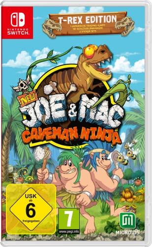 New Joe & Mac: Caveman Ninja - T-Rex Edition (Switch)