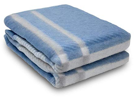 Nada Home Coperta Invernale Misto Lana Matrimoniale 2 Piazze Cortina Blankets 210x250 cm Made in Italy Calda Morbida e Confortevole