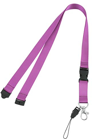LICQIC Cordon Tour de Cou Avec Boucle Amovible, Cordon pour Clés, Téléphone Portable, Porte-Badges