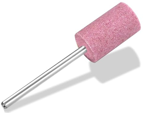 Nagelfräser Aufsatz Keramikschleifer Zylinder Edelkorund Steinschleifer | Nail Bit Schleifkörper Nagelpflege Schleifer Keramischer Fräser für Arbeiten Rund um den Nagel