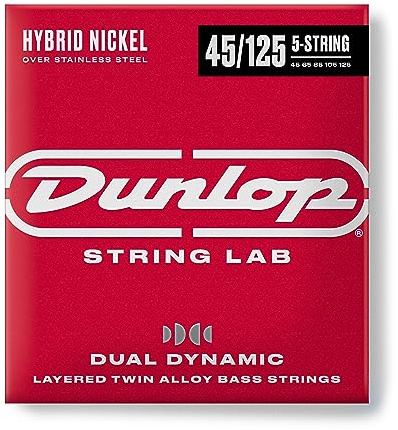 DUNLOP - Bass-Saiten - Hybrid Nickel 45-125