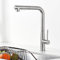 Auralum Wasserhahn Küche, Küchenarmatur Ausziehbar, Hochdruck Spültischarmatur mit Brause Zwei Wasserstrahlarten, Armatur Küche 360° Drehbar, Mischbatterie Küche Edelstahl