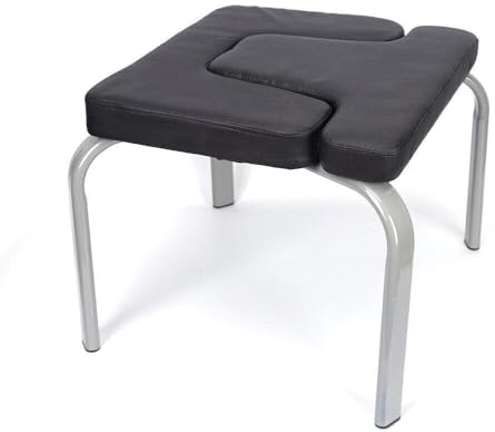 Taburete de yoga con soporte para la cabeza, silla de yoga, banco de fitness, silla para aliviar el estrés, mejorar el sueño y la digestión y entrenamiento de fuerza, ideal para entrenamiento en casa,