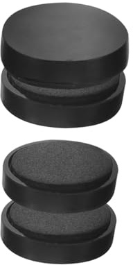 Kuhglocke Magnetisch 4 Stück Magnetische Dämpfer für Instrumente | Schwarz, Magnet für Sichere Befestigung ohne Werkzeug, Glocke Messing, Mehrere Größen für Kuhglocken