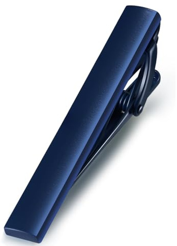 HONEY BEAR 5/5.4/6cm Herren Krawattennadel Krawattenklammer für Normale Krawatte Tie Clip 1.97/2.12/2.36 (Blau-5cm)
