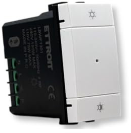 IXTRIMA Interruttore dimmer connesso Smart Wifi Tuya frutto modulo compatibile con supporti Bticino Living bianco