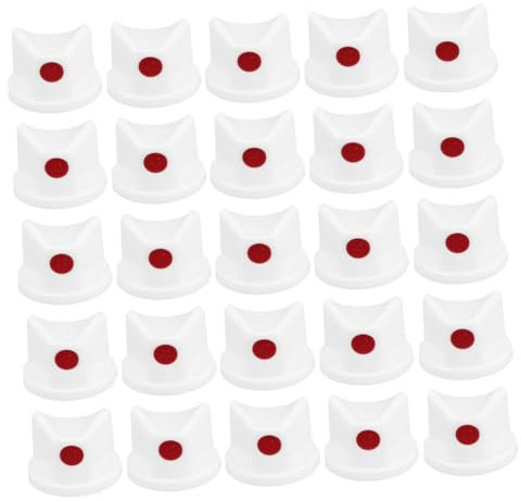 Artibetter 30pezzi Spray Paint Nozzle Trigger for Graffiti Uniform Paint Distribution Polyethylene Material for Home and Automotive Projects