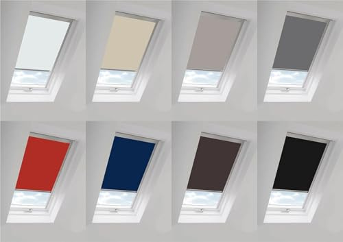 Thermal Blackout Skylight Roller Blinds For Keylite Roof Windows (04A)
