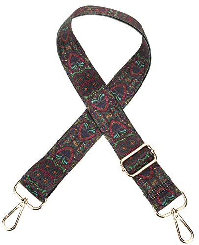 Vaguelly Adjustable Retro Banjo Strap Versatile Instrument Accessory for Banjo Acoustic Electric Guitars Strong Load-bearing Anti-wear for Musicians Special Occasions: 1