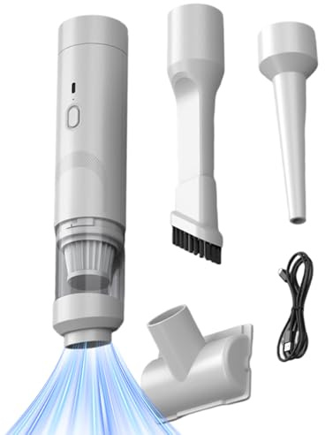 Aspirateur de Voiture sans Fil | Dépoussiéreur d'air | 200 W Haute Puissance 19000 PA sans Fil Portable Machine de Nettoyage d'épilation pour Animaux domestiques, Moquette, Voiture, Maison