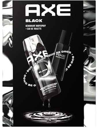 Axe Coffret Homme - Black - 1x Déodorant 200ml & 1x Eau de Toilette 100ml