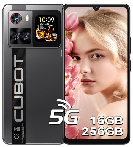 CUBOT X100 5G - Smartphone 6.88 HD+ 120Hz, 16GB RAM (8GB+8GB Est.), 256GB ROM, Fotocamera 64MP, Android 15, Dimensity 7025, Nero