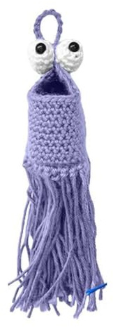 Flaroey Colgador de Plantas Cesta de Macramé Colgante para Interiores, Colgador de Plantas de Macramé Mini Cesta de Almacenamiento Colgante Yip para Interiores, Púrpura