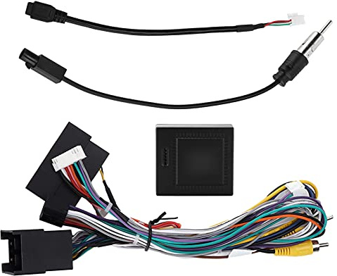 3PCS Car Audio Wiring Harness Adapter with CANBUS Box – Replacement for Focus & Escape – Plug and Play Installation