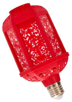 Farol de Fu - Lámpara china LED multicolor, decoración de techo con bombilla E27 de 7 colores, decoración colgante de festival | Celebración ideal para cumpleaños, bodas, l