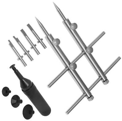 Set di riparazione dell'obiettivo della macchina fotografica dell'acciaio inossidabile Strumenti di manutenzione dell'obiettivo Anti Slip Design High Grip Lens Strumento di smontaggio