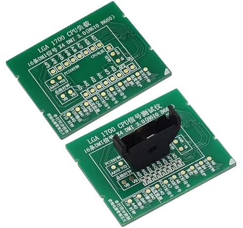 Uqezagpa LGA 1700 CPU Socket Tester Dummies Load Fake Load DMI3.0 H610 B660 con Indicatori LED per schede madri Trasmissione Dati Strumento Educativo Formazione