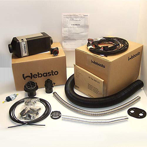 Webasto Air Top 2000STC heater Diesel single outlet 12v Kit | 4111385C | FREE Mount Plate Included