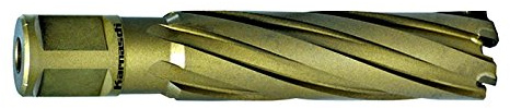 KARNASCH 201650070 Hard-Line80 Foret à carotter en métal dur, manche en weldon, 70 mm de diamètre de coupe, 80 mm de longueur de coupe, 32 mm de diamètre de tige