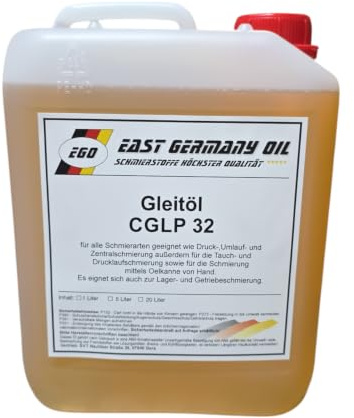 East Germany OIL Gleitöl CGLP 32 (Kanister, 5 Liter, 5000 ml, Maschinen Schmierung und Korrosion verhindern)