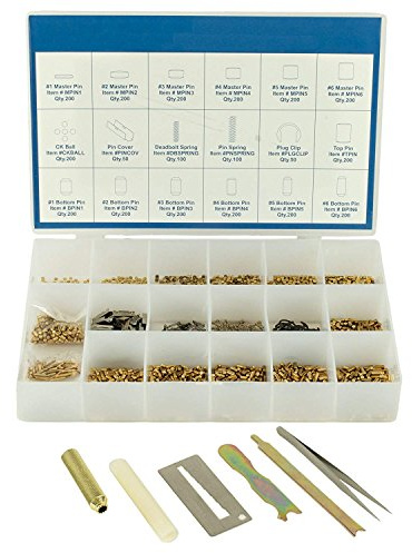 HowPlumb Kwikset Rekey Kit – 200-Piece Professional Lock Rekeying Set with Pins, Springs & Tools – Commercial-Grade DIY Locksmith Kit for Home, Rental & Business Locks