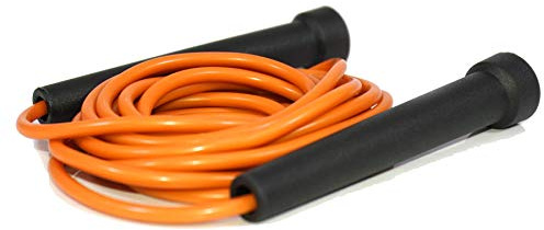 Splay Lightweight and Durable Pocket Skipping Rope with Adjustable Length for All Ages - Ideal for Cardio, Boxing, and Workouts - Orange