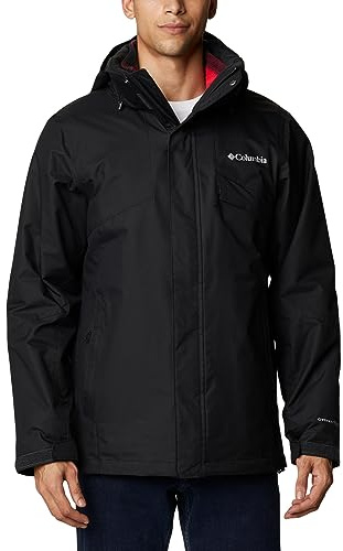 Columbia Men's Bugaboo Fleece Interchange Jacket, 3 In 1 Interchange Winter Coat, Ancient Fossil, Size L