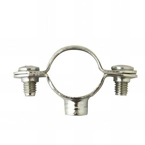 100 colliers de plomberie simple - M7 x 150 mm - D. 25 mm