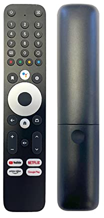 LEYF Telecomando originale compatibile con Wzone Android TV Box - Collegamento BT - Funzione di comando vocale