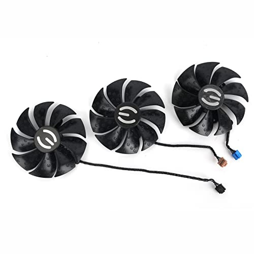 PLA09215S12H Graphics Card Cooling Fan for EVGA RTX 3070 3080 Ti 3090 XC3 Black Gaming (Full Set)
