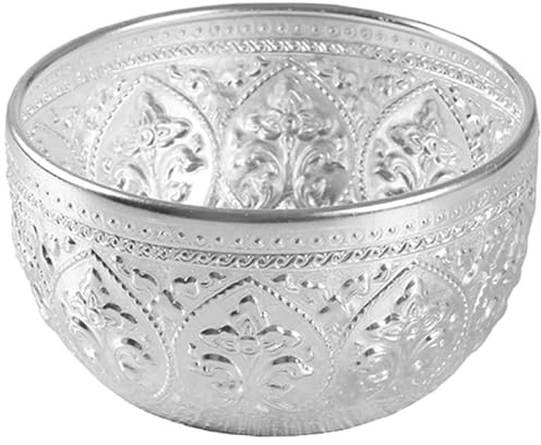 Yardwe ThailäNdische Schale Handgefertigt 8cm - Traditionelle Thai Wasserschale FüR Songkran, Hochzeit, Buddhistische Zeremonien, Spa-öLbehäLter, Dekorative Schale