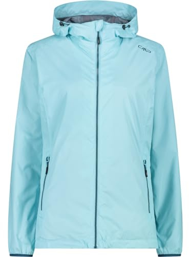 CMP - Giacca Donna con Cappuccio Antipioggia, Acqua, L