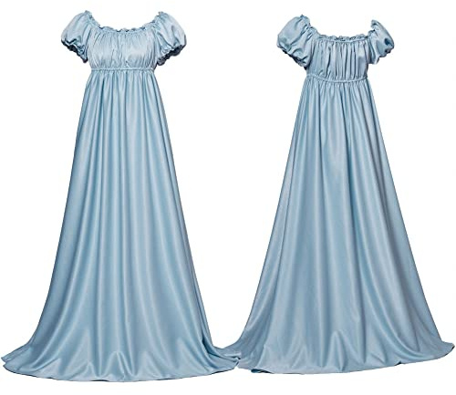 Xinchangda Regency klänningar för kvinnor medeltida vintage viktoriansk klänning hög midja lång klänning elegant fest balklänning