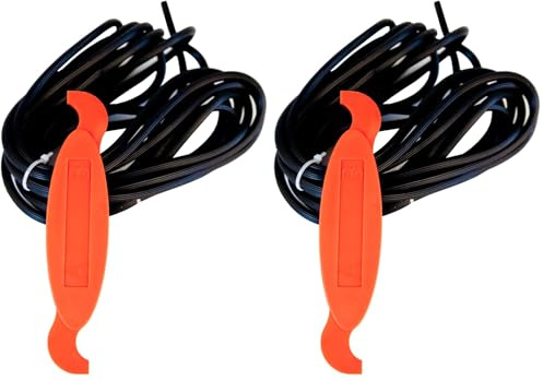 Windhager Insektenschutz Keder Gummischnur zur Befestigung von Fliegengittergewebe, Ø5mm x 5m, Schwarz, inkl. Kederwerkzeug, 03626 (Packung mit 2)
