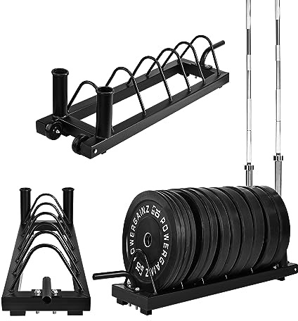 Fitvids BF-BPRACK Förvaringsställ för viktskivor, Svart, En Storlek
